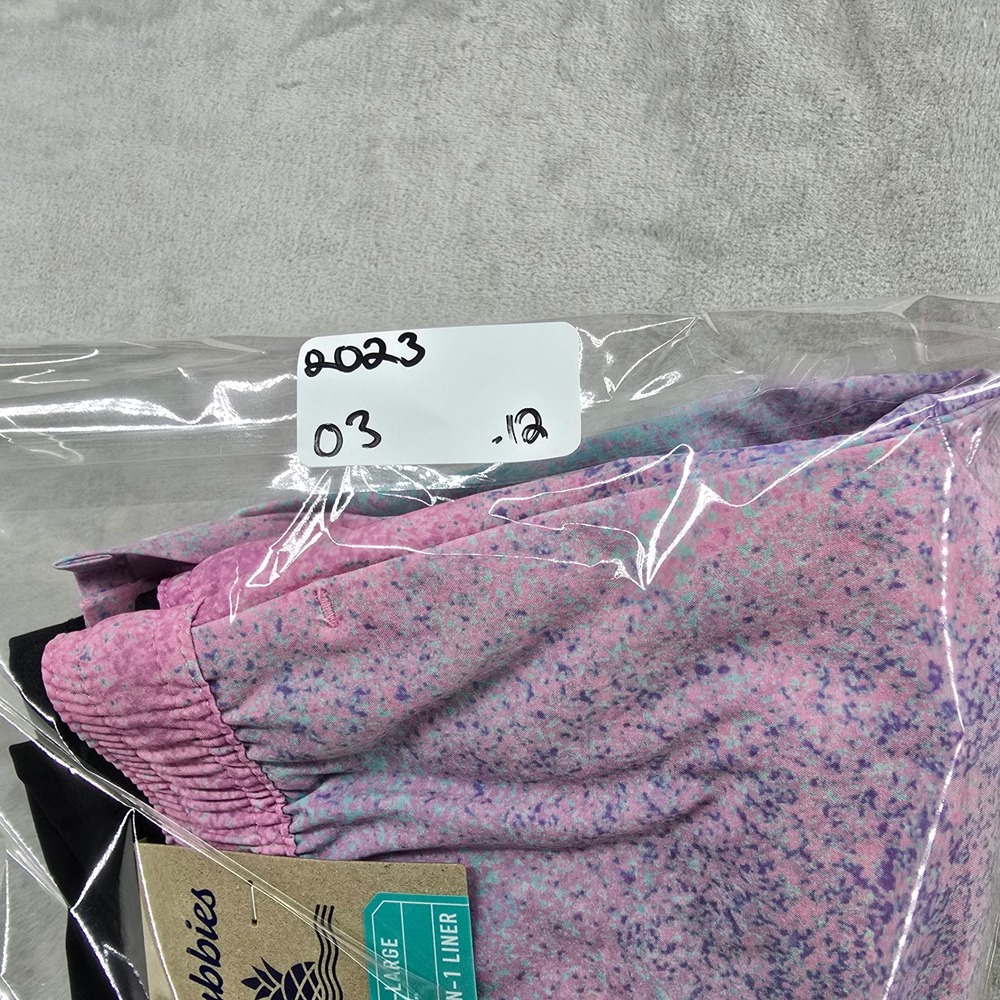 Chubbies The Vaporwaves Training Shorts Mens XXL Pink Purple 5.5" 2-in-1 Lined - Picture 10 of 10